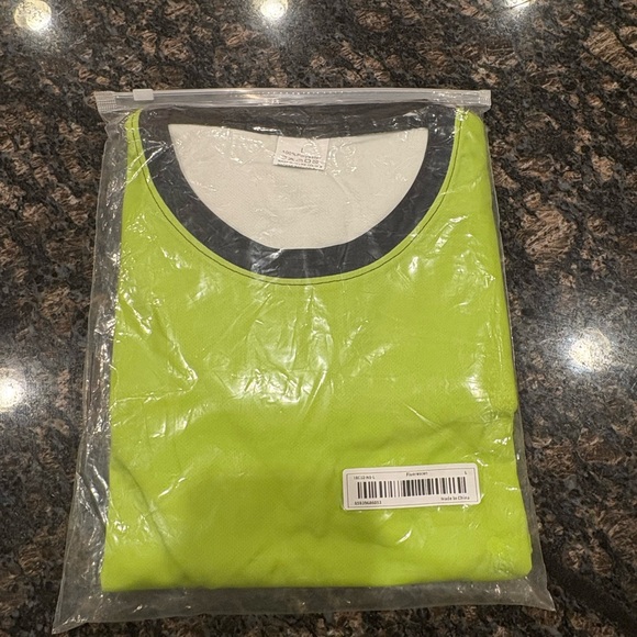 Men's Black and Yellow Long Sleeve Safety Shirt - Picture 2 of 2